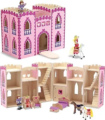 Fold And Go Princess Castle Melissa & Doug - 13708 Toy • $58.08