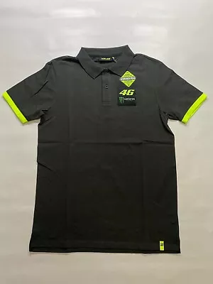 Valentino Rossi VR46 Mens Grey Moto GP Polo Shirt - Small. • £14.99