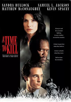 A Time To Kill (DVD 1996) VG Sandra Bullock. Samuel L Jackson Kevin Spacey • $8