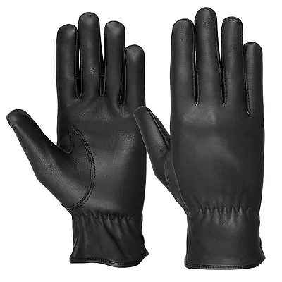 Hugger Ladies Premium Deerskin Leather Motorcycle Driving Riding Gloves  • $29.95