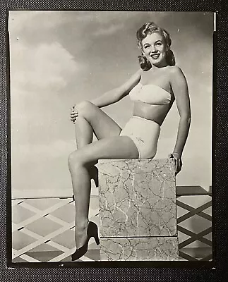 1947 Marilyn Monroe Original Photo Norma Ed Cronenweth Bathing Suit Photo DBLWT • $225