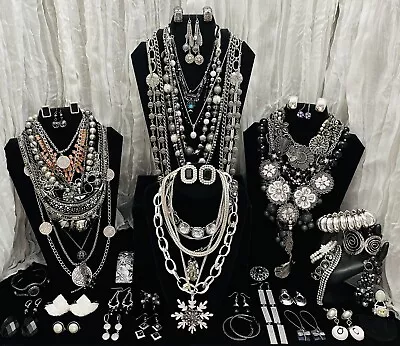Vtg To Now Jewelry- Crown Trifari WHBM Ayala Bar Carol Deb Chico’s 5+ Lbs • $9.50