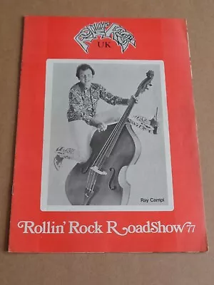 Ray Campi/Mac Curtis 'Rollin' Rock Roadshow '77' 1977 UK Tour Programme • £20