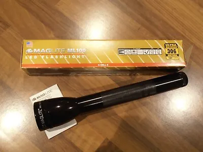 Maglite Torch ML100 3C Cell LED BNIB • £39.99