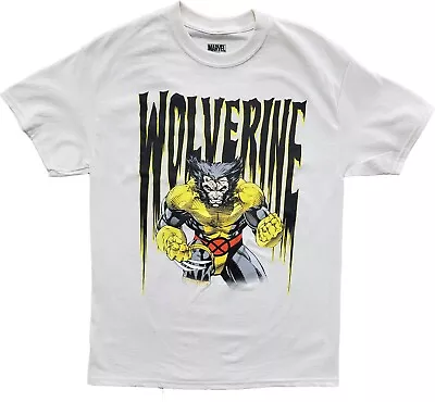 $10.80 • Buy New Marvel X-Men Wolverine Men's Vintage 80s 90s Cartoon Characters Tan T-Shirt
