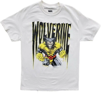 $10.80 • Buy New Marvel X-Men Wolverine Men's Vintage 80s 90s Cartoon Characters Tan T-Shirt