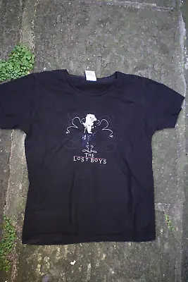 The Lost Boys Movie Black T-Shirt (David/Kiefer) Small Stedman Vintage (00's) • £25