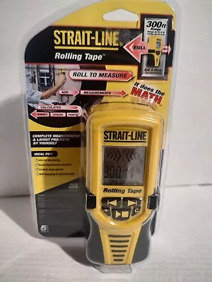 Strait-Line Rolling Tape Measurement Tool 300 Ft. Range - Brand New Free Ship!!! • $15.95