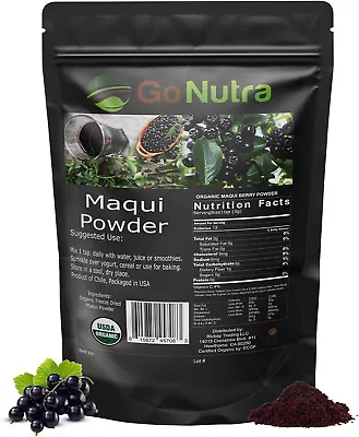 Maqui Berry Powder Organic Freeze-Dried 1 Lb Superfood From Chile Maqui  Powder • $47