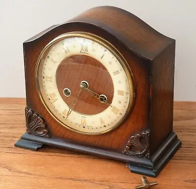Art Deco Mantle Clock Perivale Bentima • £59.99