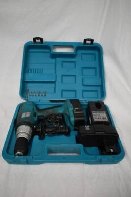 £4.99 • Buy Makita 24V Cordless Drill With Charger, Case & 2 Batteries With Drill Heads