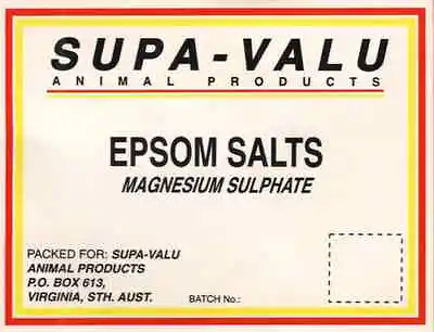 Epsom Salt Magnesium Sulphate Horse Dog Supplement For Home & Stables 1kg  • $13.18