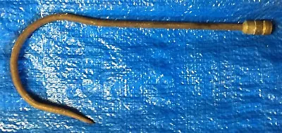 RP2672 Antique Vtg Fishing Gaff Hook Head W/ Solid Brass Fitting 1/4  Thread • $20.68