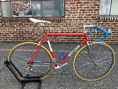 Vintage Guerciotti Italian Road Bike Columbus SLX Campagnolo Shim 105 55cm 700c • $424.15
