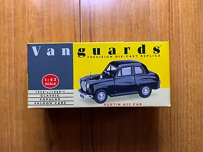 Vanguards Corgi 1:43 Austin A35 Black VA23003 • £21.95