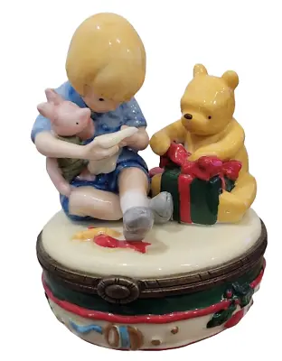 Disney Christopher Robin Piglet Trinket Box Winnie The Pooh Midwest Cannon Falls • $35