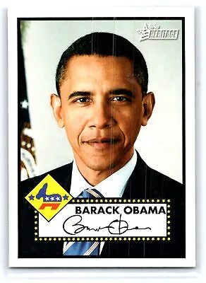 2009 Topps Heritage #20 Barack Obama Near Mint Or Better • $4.95
