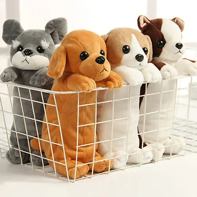 Cartoon Plush Pencil Case Plush Dog Pencil Bags For Kids Stationery Pencil Bo-wq • £5.68