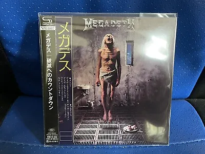 Sold Out Megadeth Countdown To Extinction Shm-cd Mini Lp Sleeve 4 Bonus Tracks • £27.95
