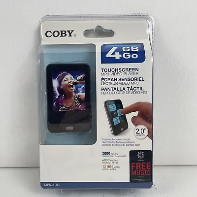 🔥NEW Coby MP823-4G 4GB Video MP3 Player Digital Media LCD Screen FM Radio!🔥 • $24