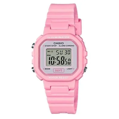 Casio LA20WH-4A1  Women's Digital Pink Resin Watch Chronograph Alarm • $21.50