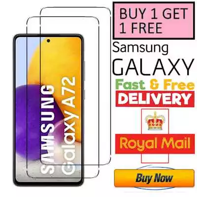 Screen Protector For Samsung Galaxy A72 A21 A21S A71 A80 A81 F62 M51 M54 F13 • £0.99