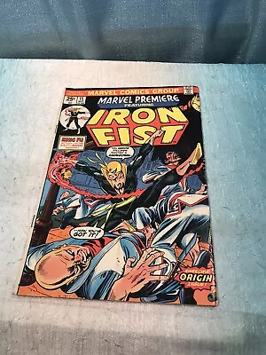 Marvel Premiere # 15 May 1974 IRON FIST 1st Appearance Vintage Superhero Comic • $98.99