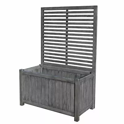 Rowlinson Alderley Grey Planter & Lattice • £142.01