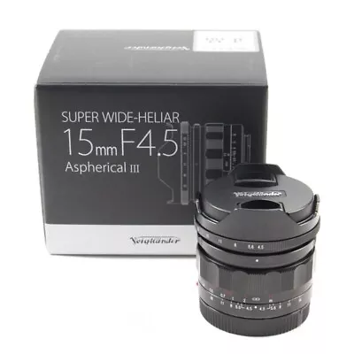 Voigtlander SUPER WIDE-HELIAR 15mm F4.5 Aspherical III Leica VM Manual Lens • $729.80