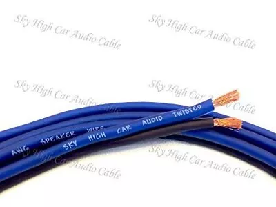 100 ' Feet True 14 Gauge AWG Speaker Wire Car Home Audio Sky High Car Audio Ft • $38.15