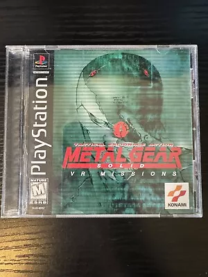 PlayStation One PS1 Metal Gear Solid VR Missions Complete With Manual • $22.45