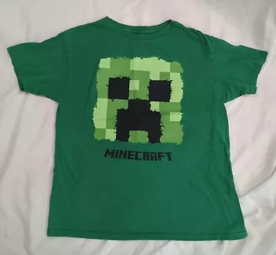 Official Mojang Minecraft Creeper T-shirt Youth Large • $0.99