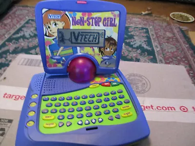 VTech NON STOP GIRL Laptop 1998 #803390 Educational And Fun - Battery Operated • $16.99