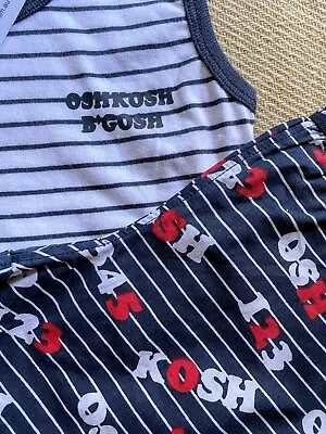 Size 2 Oshkosh Number Singlet & Short PJ Set NWT RRP $35.00 • $18.99