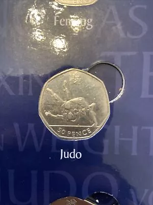 Olympics Judo 50p Coin • £15