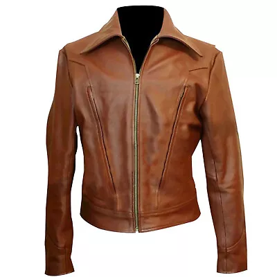 X-Men Wolverine Days Of Future Hugh Jackman Cosplay Biker Genuine Leather Jacket • $91.59