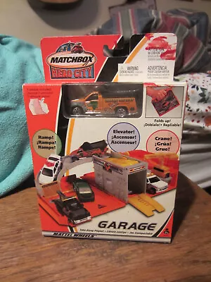 Matchbox Hero City Garage Take Along Playset New In Box Good Condition • $45