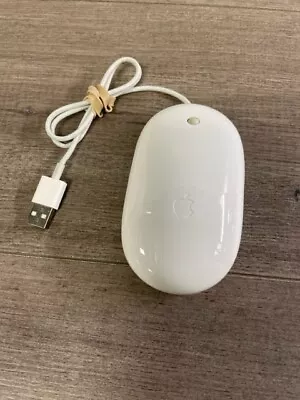 OEM White Genuine Apple  Mighty Mouse  Optical Wired USB IMac/PC Mac Mini • $16.99