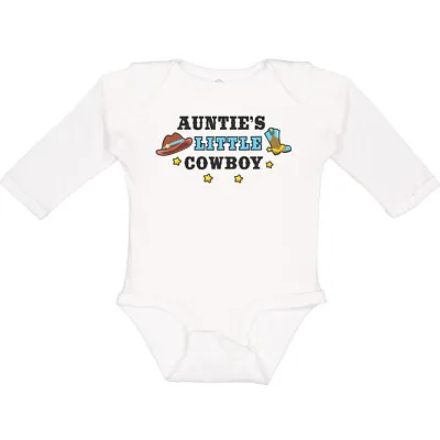 $23.99 • Buy Inktastic Aunties Little Cowboy With Cowboy Hat And Boots Long Sleeve Creeper