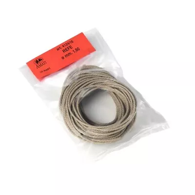 £9.68 • Buy Amati Rigging Cord Natural Hemp 1.6mm X 10mtr Model Boat Fittings