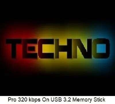 Techno Vol. 2 Back Catalogue 9000 High Quality DJ Friendly MP3’s (On USB) • £49.99