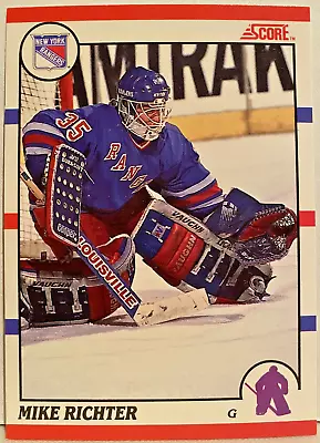 1990 Score Hockey Canadian #74 Mike Richter Rookie Card Rangers • $1.69