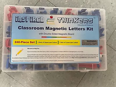 Inspired Thinkers Classroom Magnetic Letters Kit 240 Piece • $25