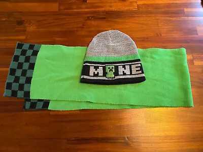 Minecraft Boys Winter Hat And Scarf  Set • $4.99