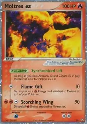 Moltres Ex - 031 - Pokemon Holo Rare Promo Card HP • $23.76