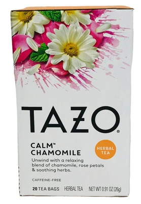 £5.40 • Buy Tazo Calm Chamomile 20 Herbal Tea Bags 0.91 Oz