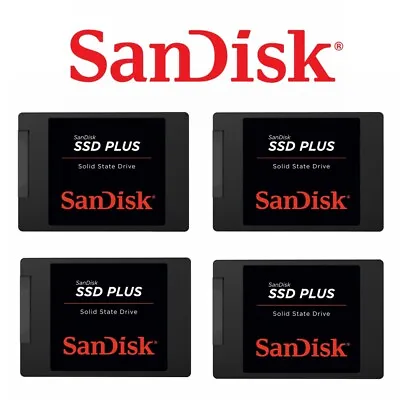 $46.95 • Buy SSD SanDisk Plus 120GB 240GB 480GB Internal Solid State Drive HDD 2.5  SATA III 