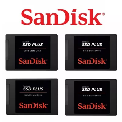 SSD SanDisk Plus 120GB 240GB 480GB Internal Solid State Drive HDD 2.5  SATA III  • $46.95