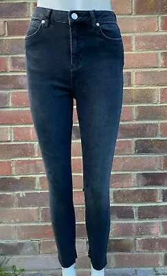 £24.99 • Buy Mint Velvet High Waist Joliet Distressed Skinny Black Ankle Jeans All Sizes