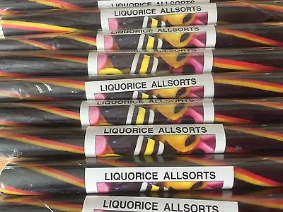 £10.50 • Buy Gift Box Of 16 Sticks Of Traditional Blackpool Rock - Liquorice Allsorts  